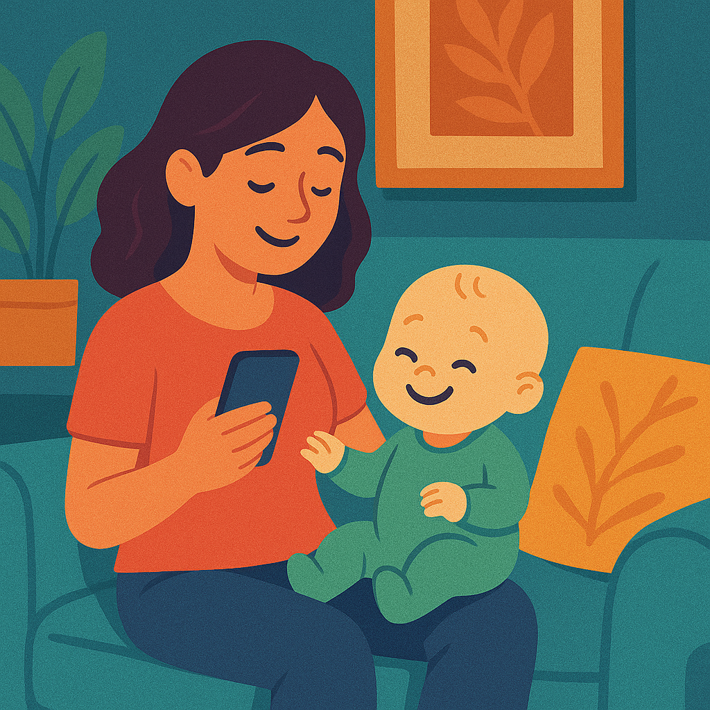 Babyloo app on phone screen